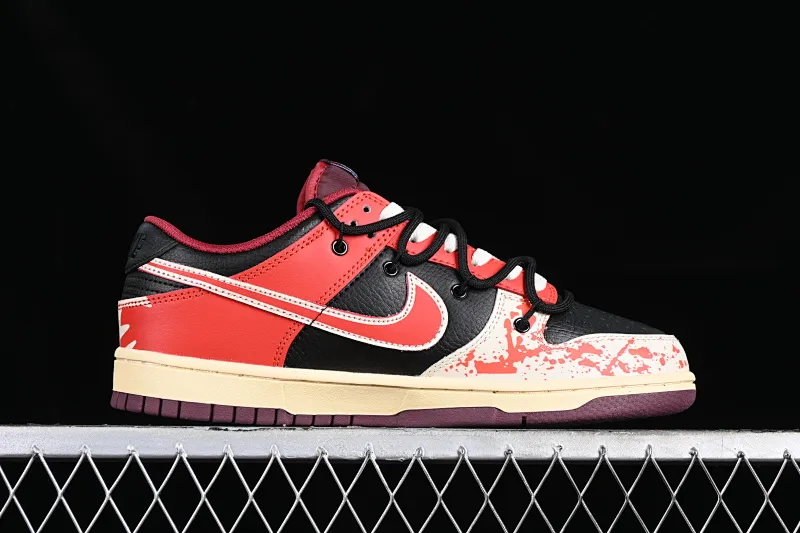 All categories Nk SB Dunk series Nk SB Dunk Low Low-top sneakers Nk Dunk Low WUYA Violent aesthetics Cool graffiti Retro distressed Deconstruction SB strap low-top casual sneakers DJ6188-600